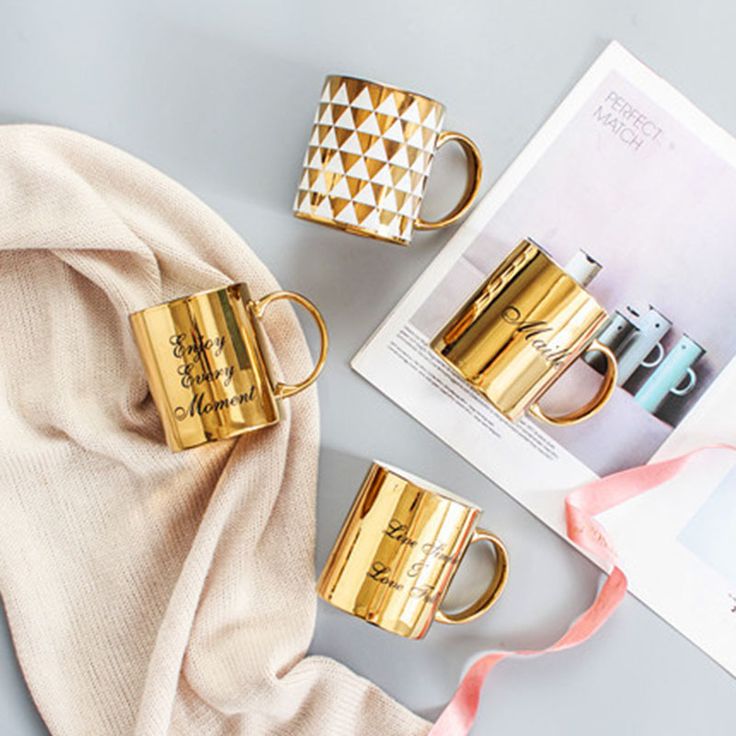 Metallic Golden Mug